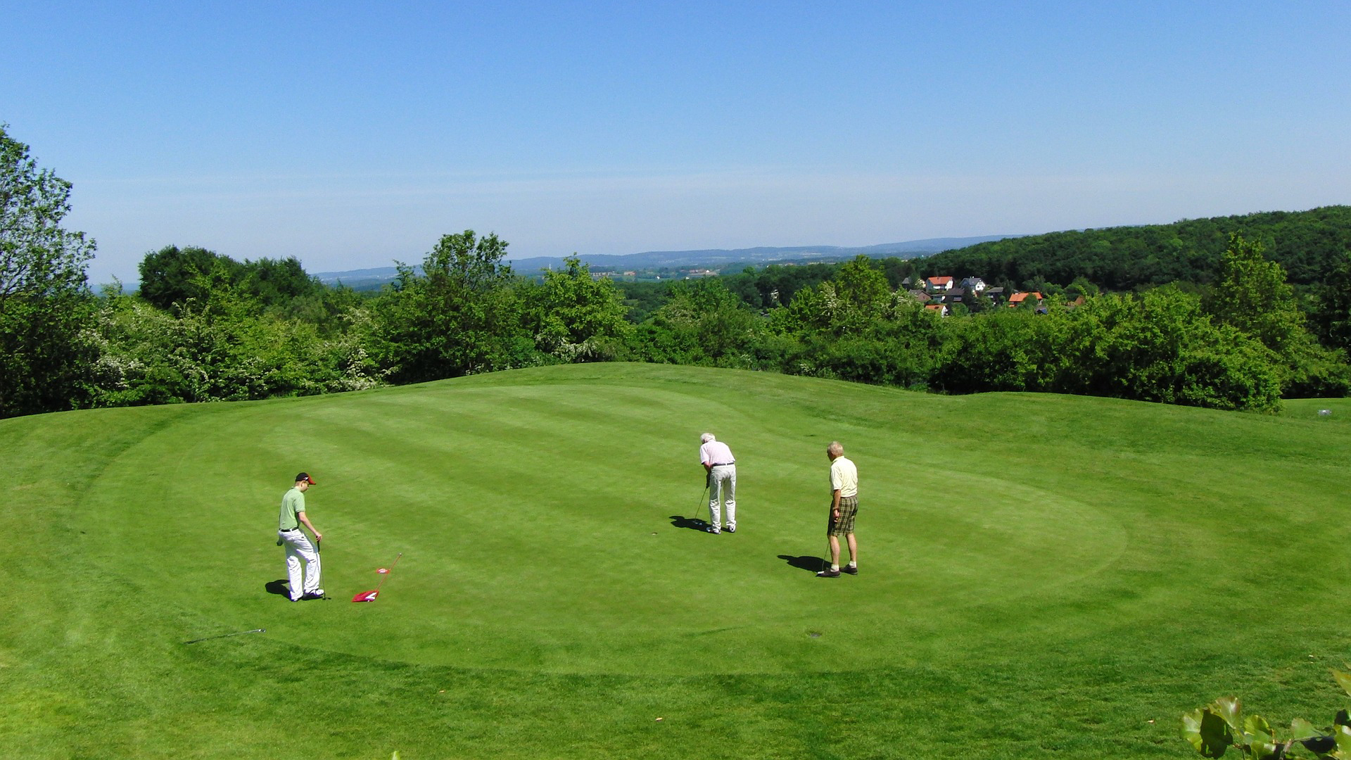 étiquette au golf