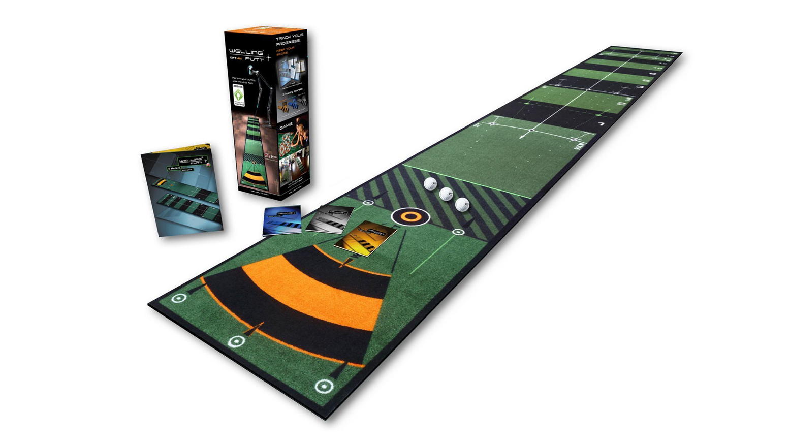 Wellputt golf tapis de putting 4m