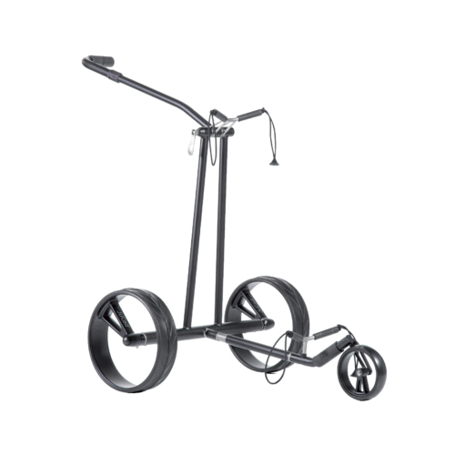 JUCAD - Chariot manuel Carbon Shine 2 roues noir brillant