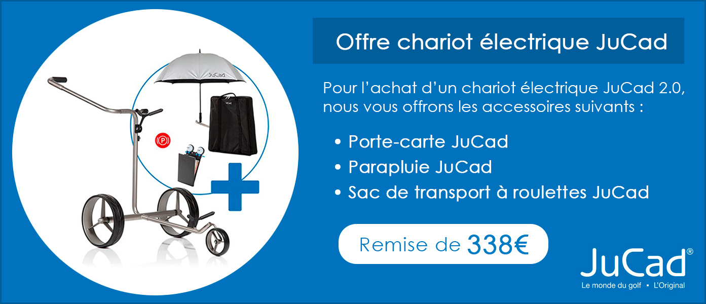 Offre chariot électrique JuCad accessoires offerts