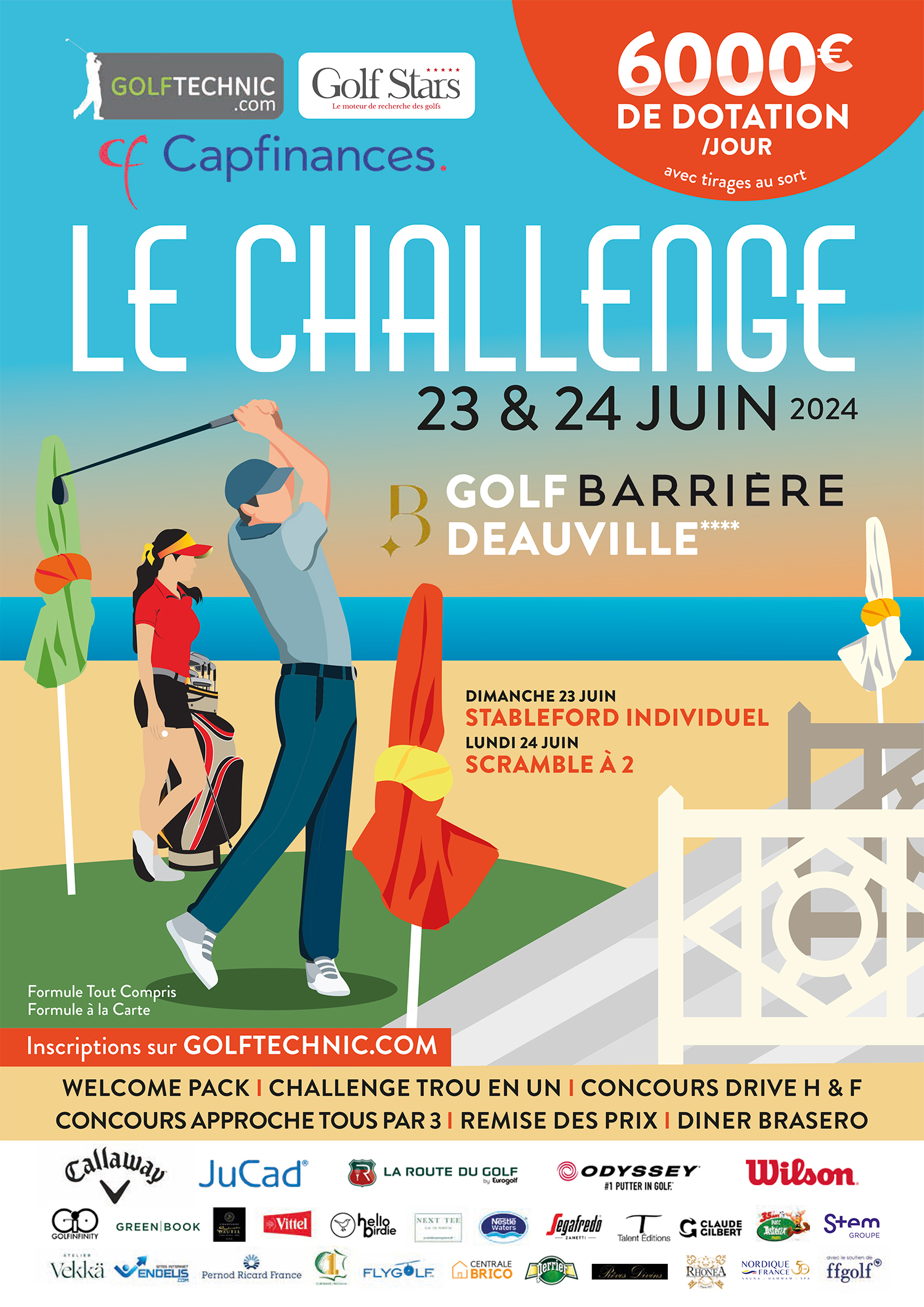 Compétition de golf Deauville LE Challenge 2024